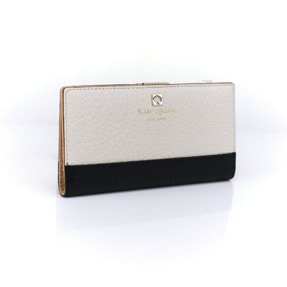 NWT Kate Spade Southport Credit Card Stacy Wallet in Black - Picture 1 of 9
